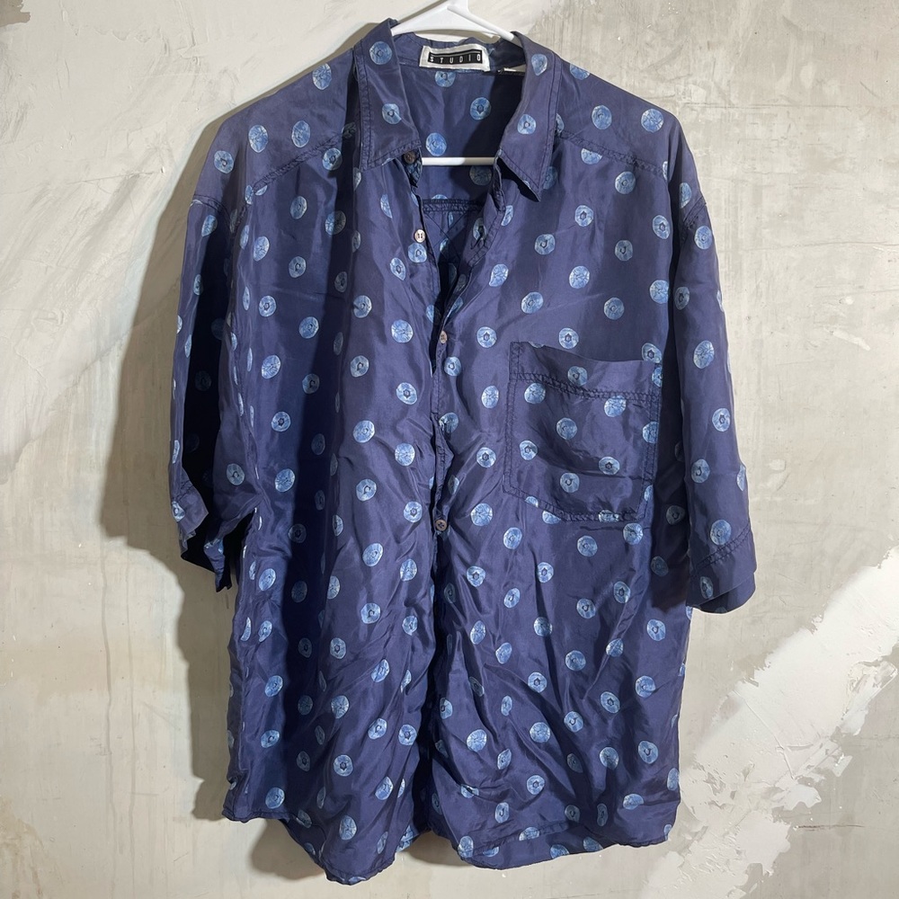 Studio Men’s Silk Shirt Medium